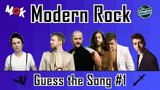Guess the Song - Modern Rock #1 | QUIZ
