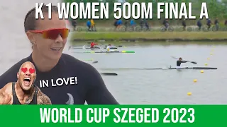 Women's K1 500m FINAL A | CARRIGTON CHAMPION 😯 | World Cup Szeged 2023