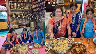 Sathakshi birthday ki mutton dum biryani,Chiken curry