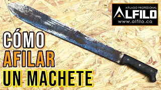 😱 CÓMO AFILAR UN MACHETE: Descubre 3 Métodos Efectivos Para Obtener un FILO PERFECTO!🚨