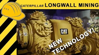 NEW CAT ROCK STRAIGHT SYSTEM Caterpillar Hard Rock Longwall Mining Demo - MINExpo   4K