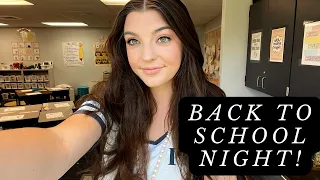 Back to School Night VLOG// FIRST YEAR TEACHER