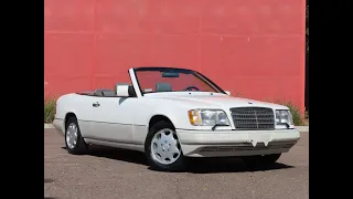 1995 Mercedes E320 Cabriolet Start Up and Walk Around