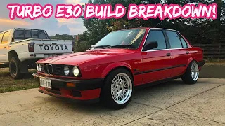 M40 TURBO 318i E30 BUILD BREAKDOWN!