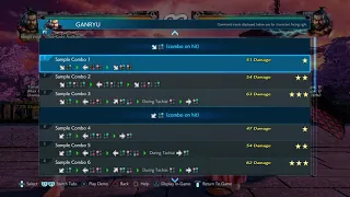 Tekken 7 Ganryu Move List(Season 4)