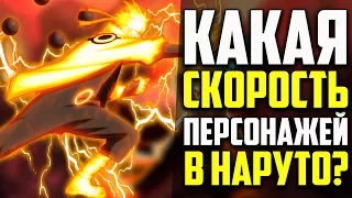 Какая Скорость у Персонажей в Аниме Наруто? | Naruto