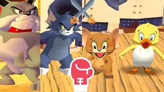 Tom and Jerry War of the Whiskers (2v2): Spike and Tom vs Jerry and Duckling HD - Funny Cartoon