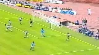 Serie A 1996-1997, day 05 Napoli - Udinese 1-1 (Pecchia, Bierhoff)