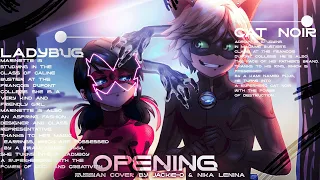 Miraculous Tales of Ladybug and Cat Noir - Opening (Russian cover by Jackie-O & Nika Lenina)