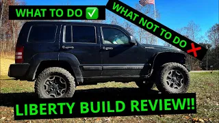 Jeep Liberty Build - What I Would Do and Wouldn’t Do Again