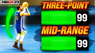 I FOUND THE BEST OFFENSIVE BUILD POSSIBLE 🔥 NBA 2K23 *ALL 99 SCORING STATS*