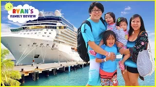 We're going on a Cruise!!! Family Fun Vacation Trip with Ryan's Family Review!!