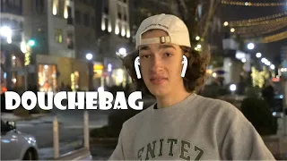 Douchebag With Airpods In Public Prank