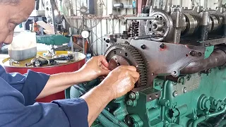 VOLVO PENTA TAD1341GE TIMING GEAR INSTALLATION & SITTINGS