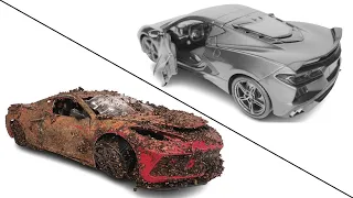 Diecast restoration Chevrolet Corvette Stingray resurrection