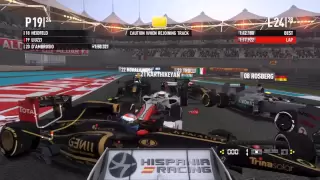 F1 2011 ★ How to cause a Red Flag ★ Abu Dhabi