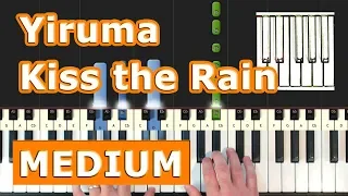 Yiruma - Kiss the Rain - Piano Tutorial Easy - How To Play (Synthesia)