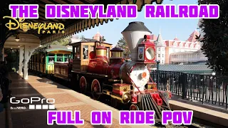 DISNEYLAND RAILROAD - Full On Ride POV  - Disneyland Paris 2023