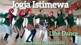 JOGJA ISTIMEWA Line Dance||Improver||Nurul Gayatri||Demo by MTL48 Muntilan INA