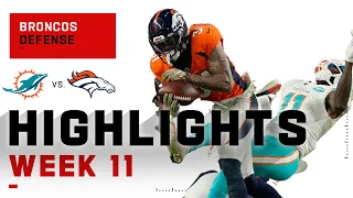 Broncos Defense Smothers the Dolphins w/ SIX Sacks | NFL 2020 Highlights