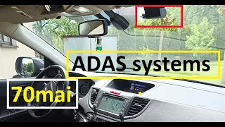 ADAS safety systems on 70mai dash cam - Let's see how they work