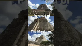 Pyramid of the Magician at Uxmal is gorgeous from every angle. #mayanruins #mexicotravel #mexicotrip