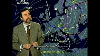 Guido  Caroselli Che tempo fa Gennaio 1999