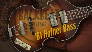 ‘61 Hofner 500/1 Cavern German Bass Setup and Review. German Reissue.