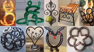 Horseshoe project ideas and other welding project ideas /horseshoe craft ideas /welding craft ideas