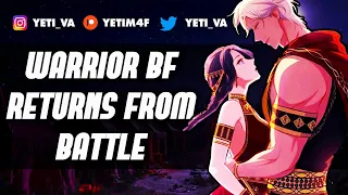 Warrior Boyfriend Returns From Battle [Surprise Visit] [Cuddling] [Sleep Aid] ASMR Roleplay