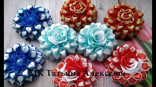 Бантики из узкой ленты 2 см и 0,6 см / DIY Hair Bow / Beautiful Ribbon Bow / Bow tutorial / Kanzashi