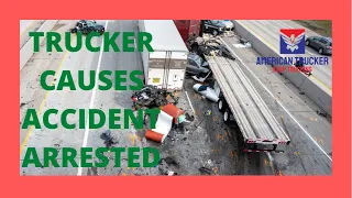 6 Hurt 1 killed | Truck Driver Arrested For Suspected DUI Causing Accident | I-5 #trucker #arrested