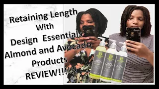 Retain Length with the Design Essentials Almond & Avocado Moisture Pack | 4c hair | PRODUCT REVIEW!!