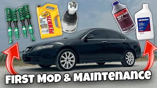 MUST DO’s When Buying An Acura Tsx & FIRST MOD INSTALLED!