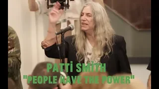 Choir! Choir! Choir! & Patti Smith sing "PEOPLE HAVE THE POWER" in NYC with Stewart Copeland