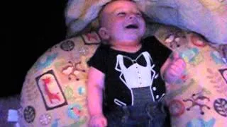 4 Month Old Baby Laughing and Giggling