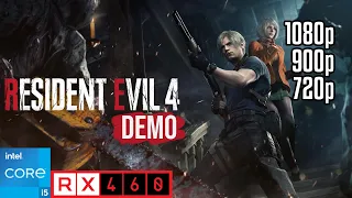 Resident Evil 4 Remake DEMO - RX 460 + i5 3470 | FSR Performance 1080p 900p 700p