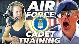 My Girlfriend Reacts to Air Force Cadet Training