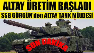 ALTAY TANK SERİ ÜRETİM BAŞLADI