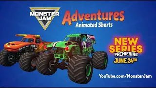 Monster Jam Adventures Animated Shorts Trailer - Premiering June 24th | Monster Jam