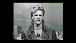 MacGyver RDA on Good Morning America for 4th season episode "Blood Brothers" 1988