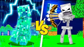 SUPER CREEPER CONTRO SUPER SCHELETRO - MINECRAFT ITA