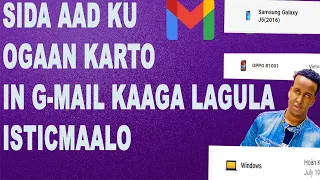 Sida aad Ku ogaan Karto ina lagula isticmaalo G-mail kaaga  by Elmi tech #gmailpassword #elmitech