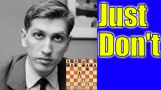 The One Mistake You Could Never Make Against Bobby Fischer