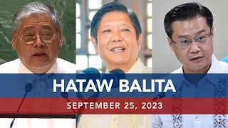 UNTV: HATAW BALITA |  September 25, 2023