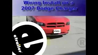 etrailer | Trailer Wiring Harness Installation - 2007 Dodge Charger
