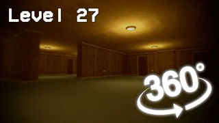 360º VR | FALLING into THE WOODROOMS | The Backrooms Level 27 Found Footage