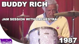 Buddy Rich - Jam Session With Orchestra | 1987 | MDA Telethon