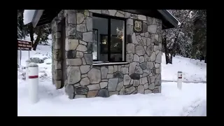 Robert Enjoying The Snow At Forest Falls