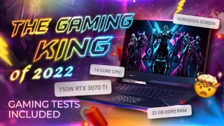 📛 Asus ROG Strix Scar 15 (2022) Review & Gaming Test 🤯 150W RTX 3070 Ti Edition | G533ZW-AS94